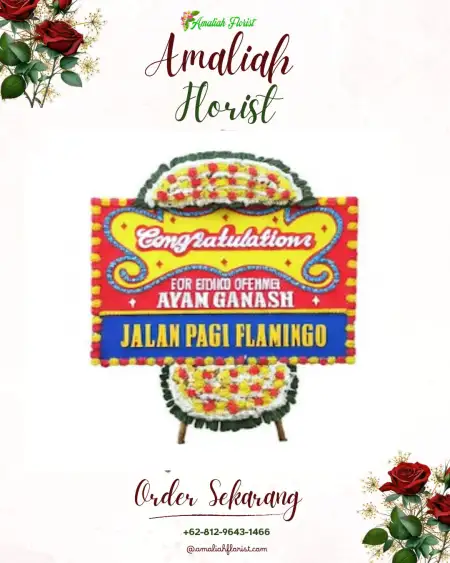 Sewa Papan Bunga Tembung